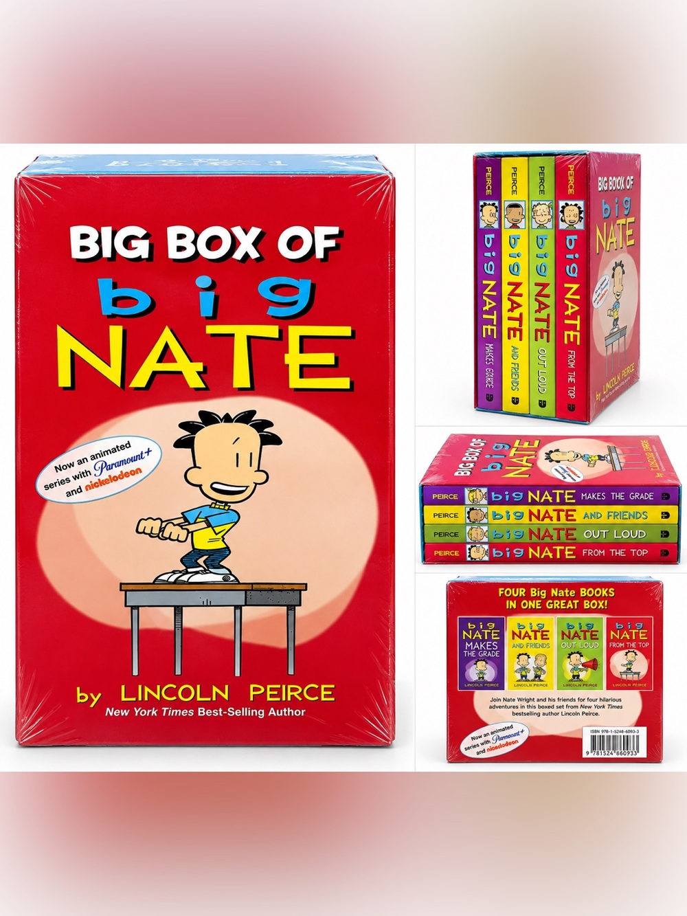 Big Nate Box Set by Lincoln Peirce - Red